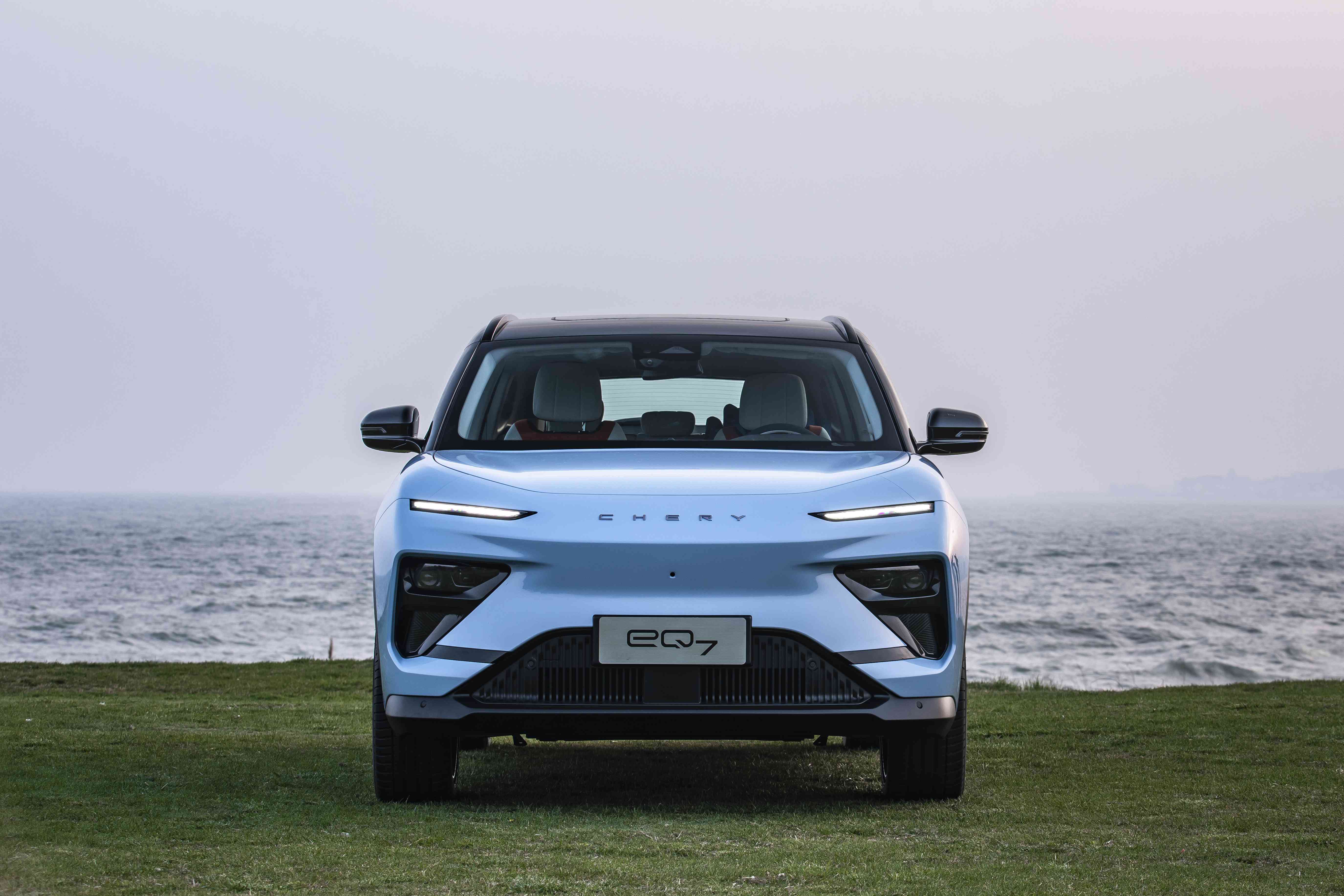 奇瑞全铝平台SUV eQ7即将首发亮相上海车展 数字超体美学设计